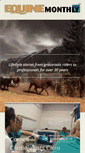 Mobile Screenshot of equinemonthly.com